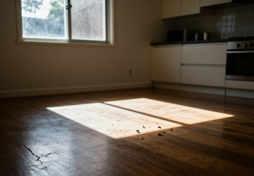 Termite damage in a Warriewood home before treatment